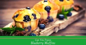 can you freeze blueberry muffins